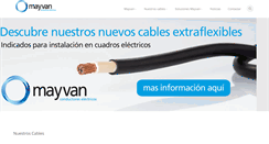 Desktop Screenshot of mayvan.es